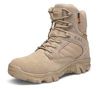 WOJIAO Bottes Tactiques de Style Militaire pour Hommes Bottes de Combat de l'armée Baskets d'escalade résistantes à l'usure