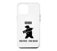 Wojtek Bear Artillery Shell Emblème Militaire Coque pour iPhone 12 Pro Max