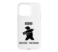 Wojtek Bear Artillery Shell Emblème Militaire Coque pour iPhone 15 Pro Max