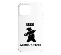Wojtek Bear Artillery Shell Emblème Militaire Coque pour iPhone 16 Pro Max