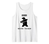 Wojtek Bear Artillery Shell Emblème Militaire Débardeur
