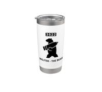 Wojtek Bear Artillery Shell Emblème militaire Gobelet isotherme en acier inoxydable double paroi