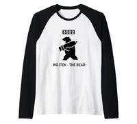 Wojtek Bear Artillery Shell Emblème Militaire Manche Raglan
