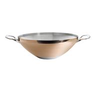 Wok 2 anses cuivre prima matera ø32cm -new