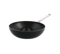 Wok 28 cm aluminium forgé revêtement céramique noir-Evolution aluminium antiadhé