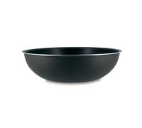 Wok 28cm aluminium sans poignee amovible iris anti-adhesif