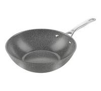 BALLARINI Salina Wok, 30 cm, Aluminium, Revêtement antiadhésif en céramique renforcée en titane
