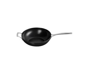 Wok 30 cm Le Creuset Aluminium avec revêtement céramique anti-adhérent 51318300010298 Noir