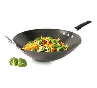 Wok- Acier et inox - Revêtement intérieur anti-…