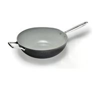 Wok Alluflon Moneta 32cm ARMONIA FINEGRES À Double Poignée Noir