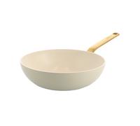 Wok aluminium antiadhésif crème 28 cm Evolution Green pan