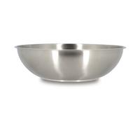 MENASTYL - Wok inox 18/10 amovible 28 cm Iris Inox sans PFAS - Tous feux dont induction, four, réfrigérateur et lave-vaisselle - Empilables et résistantes - Acier inoxydable