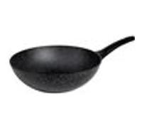 Lacor Poêle Wok 26848 anti-adhésive aluminium forgé Ø28 cm induction écologique sans PFOA noir