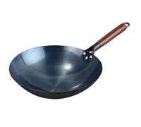 Wok Antiadhésif, Poêle à Wok, Cuisinière à Induction, Ustensiles de Cuisine, Poêles, Wok Universel à Fond Rond, Wok en Fer pour Frit, Grillé, 36CM