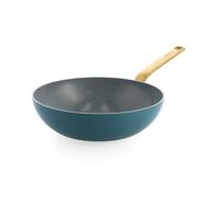 Wok bleu Evolution 28 cm Table passion