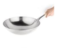 Wok conique en acier doux Vogue Gris G