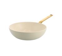 Wok crème Evolution 28 cm - Greenpan - Beige - Aluminium Beige