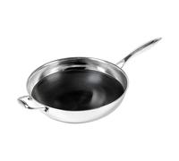 Wok d gagement rapide Black Cube avec poign e auxiliaire 12,5 pouces/2,5 pintes