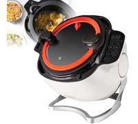 Wok De Cuisson Multifonctionnel, Cuiseur De Machine à Sauter à Tambour, Machine à Frire Automatique, Machine à Riz Frit à Poêle Antiadhésive Rotative à 360 ° Pour Restaurant, Hôtels