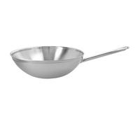 Wok - Demeyere - 52930 - 30 cm - Fond plat - Inox - 4,8 l