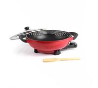 Wok électrique LIVOO - DOC128A - Revetement antiadhésif - Contenance 4 L - Ø 33,5 cm