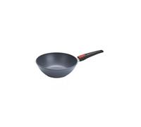Wok en fonte 26 cm avec manche amovible Diamond lite - - Gris - Fonte