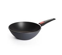 Wok en fonte 26 cm avec manche amovible Diamond lite - - Gris - Fonte