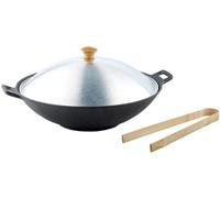 Wok en fonte de 37 cm de diamètre [Tornwald-Schmiede]