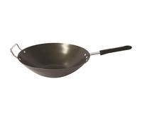 Wok en Inox "Tous Feux" 33cm Noir