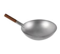 London Wok CT246 Wok rond en acier doux 380 mm x 195 mm