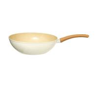 Wok ""Harmony"" D28cm en aluminium forgé beige - 5 five simply smart
