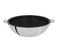 Wok inox anti-adhésif Cristel Casteline 28 cm