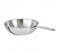Wok inox Cristel Castel'Pro - Diamètre: 20 cm