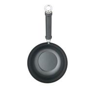 KitchenCraft World of Flavours - Wok Antiadhésif pour Plaques à Induction/Petite Poêle à Frire, Acier au Carbone, 20 cm