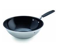 Wok SMART MP Noir/Argenté Aluminium forgé Ø 28 cm