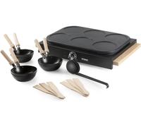 DOMO Crepiere électrique et wok - 2-en-1, 1000 W DO8719W