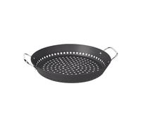 Wok perforée 30cm en aluminium anodisé