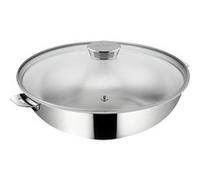 Wok Salvaspazio+ avec son couvercle 26 cm en inox - Lagostina - Argent - Inox inox G