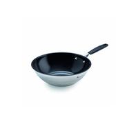 Wok SMART MP Noir/Argenté Aluminium forgé Ø 28 cm