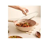 WOK STUDIO - Wok en aluminium moulé avec revêtement céramique - Sable