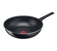 Wok - TEFAL - SIMPLE COOK - 28 cm - Aluminium - Anti-adhésif - Induction Noir