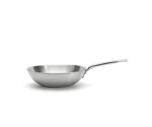 Wok tout inox Alchimy 32 cm De Buyer