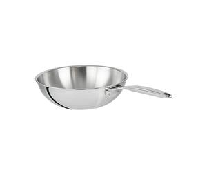 Wok tout inox Castel'Pro 28 cm Cristel