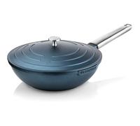 Westinghouse performance series wok pour induction - 28cm wok poêle antiadhésive - tout feux, passe au four et au lave-vaisselle - bleu Bleu G