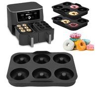wokdsbl Lot de 2 mini moules à muffins, compatibles avec Ninja AF400EU, AF451EU, AF500DE et SL400EU, friteuse à air chaud, pour gâteaux, muffins