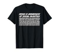 Woke is Awareness of Social Injustice | Awake Politics T-Shirt