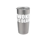 Woke is Dead Gobelet isotherme en acier inoxydable double paroi