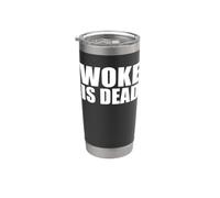 Woke is Dead Gobelet isotherme en acier inoxydable double paroi