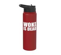 Woke is Dead Stainless Steel Insulated Water Bottle