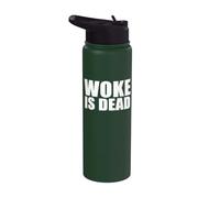 Woke is Dead Stainless Steel Insulated Water Bottle